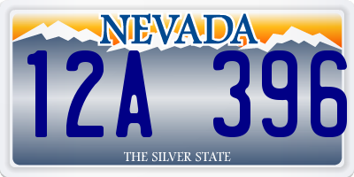 NV license plate 12A396