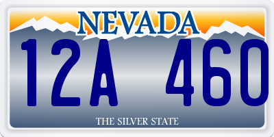 NV license plate 12A460