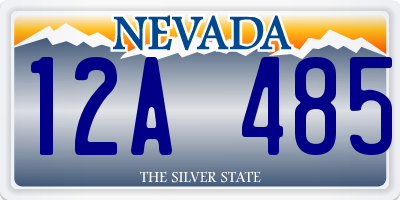 NV license plate 12A485