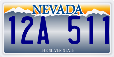 NV license plate 12A511
