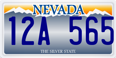NV license plate 12A565