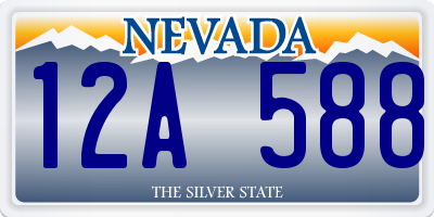 NV license plate 12A588