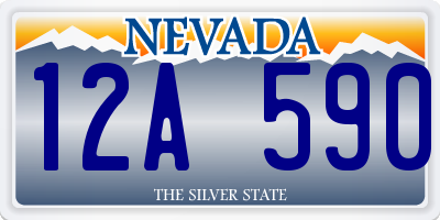 NV license plate 12A590