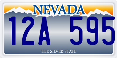 NV license plate 12A595