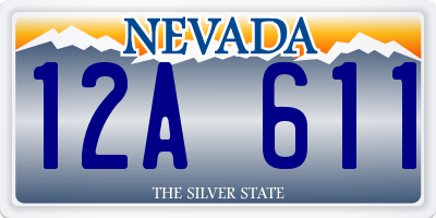 NV license plate 12A611