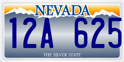 NV license plate 12A625
