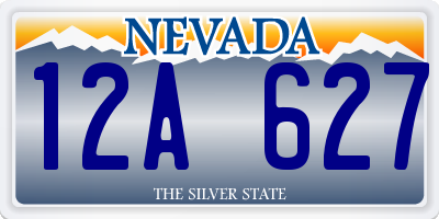 NV license plate 12A627