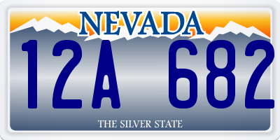 NV license plate 12A682