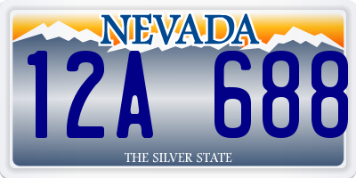 NV license plate 12A688