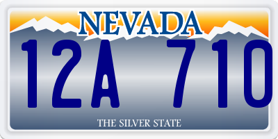 NV license plate 12A710