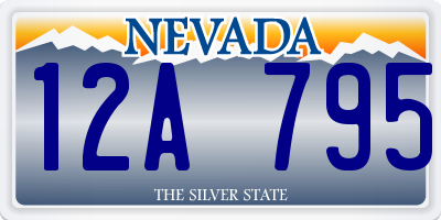 NV license plate 12A795