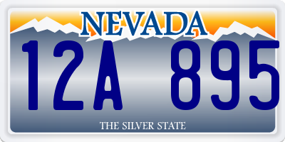 NV license plate 12A895