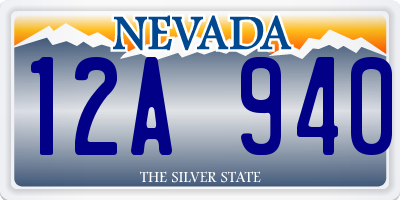 NV license plate 12A940