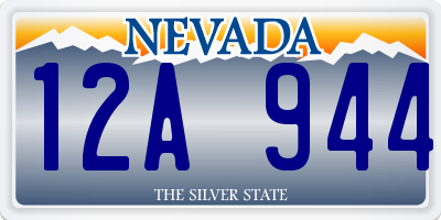 NV license plate 12A944