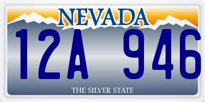 NV license plate 12A946