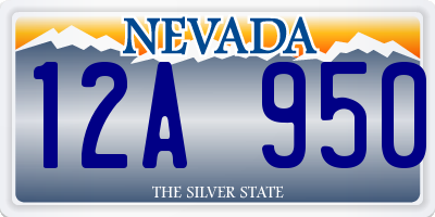 NV license plate 12A950