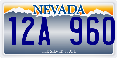 NV license plate 12A960