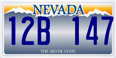 NV license plate 12B147