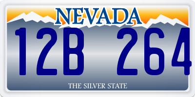 NV license plate 12B264