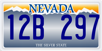 NV license plate 12B297