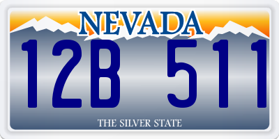 NV license plate 12B511