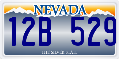 NV license plate 12B529