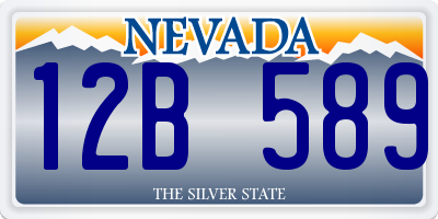 NV license plate 12B589