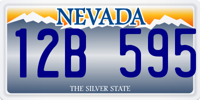 NV license plate 12B595