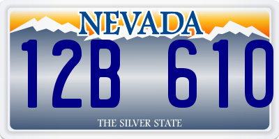 NV license plate 12B610