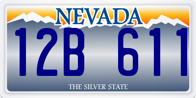 NV license plate 12B611