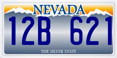 NV license plate 12B621