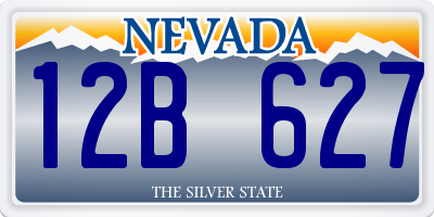 NV license plate 12B627