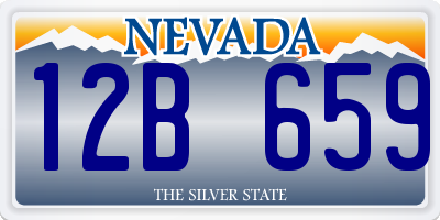 NV license plate 12B659
