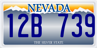 NV license plate 12B739