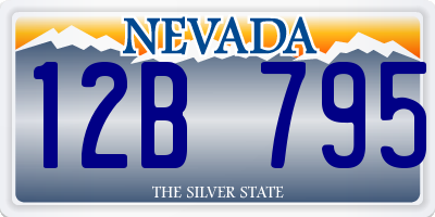 NV license plate 12B795