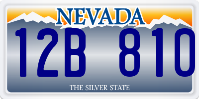 NV license plate 12B810