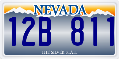 NV license plate 12B811