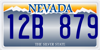 NV license plate 12B879