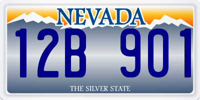 NV license plate 12B901