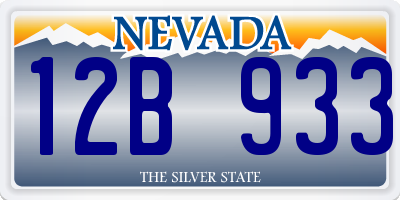 NV license plate 12B933