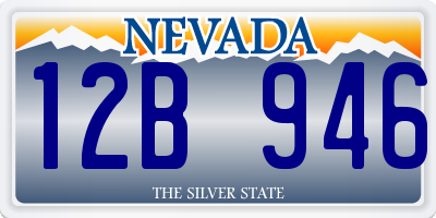NV license plate 12B946