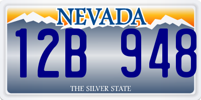 NV license plate 12B948