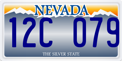 NV license plate 12C079