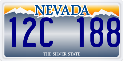 NV license plate 12C188