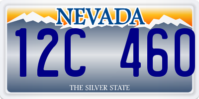 NV license plate 12C460