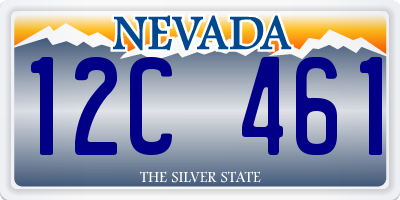 NV license plate 12C461