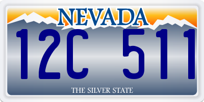 NV license plate 12C511