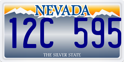 NV license plate 12C595