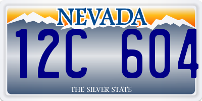 NV license plate 12C604