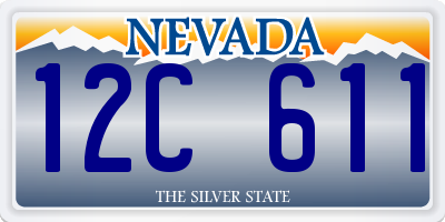 NV license plate 12C611